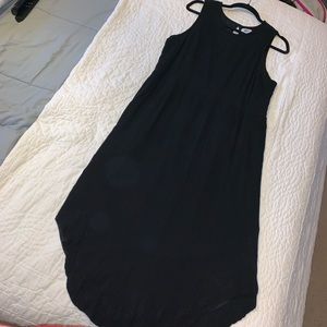 Old Nave Size XL Black Midi Dress